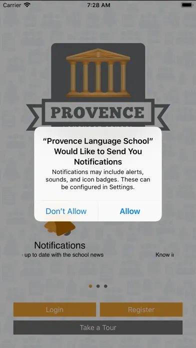Zrzuty ekranu Provence Language School