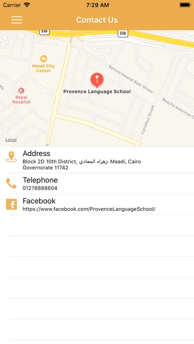 Zrzuty ekranu Provence Language School