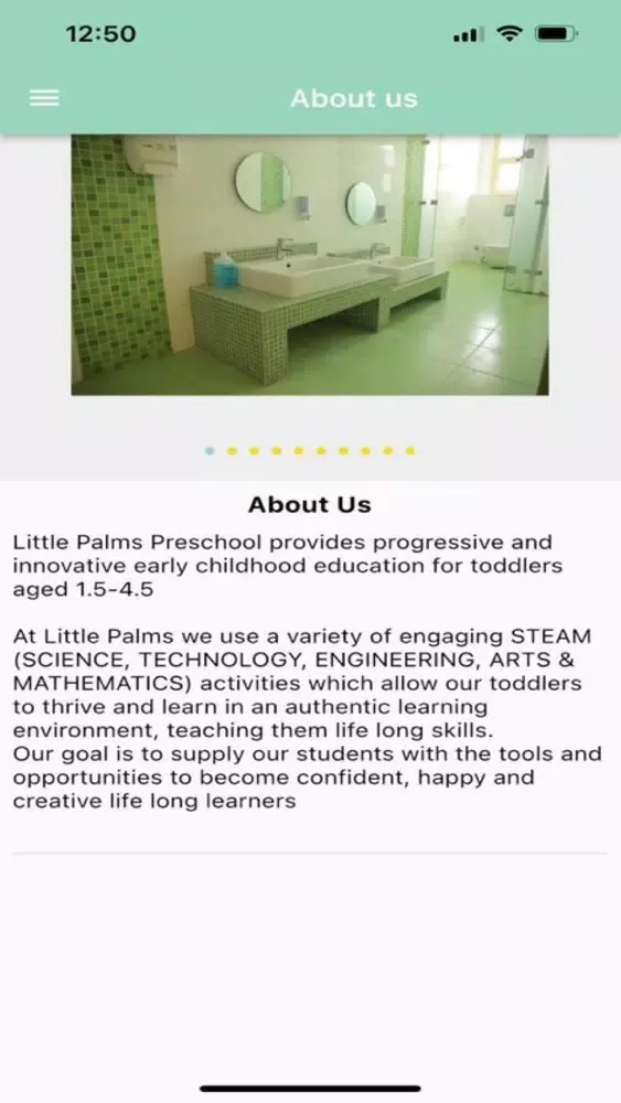Tangkapan skrin Little Palms Preschool