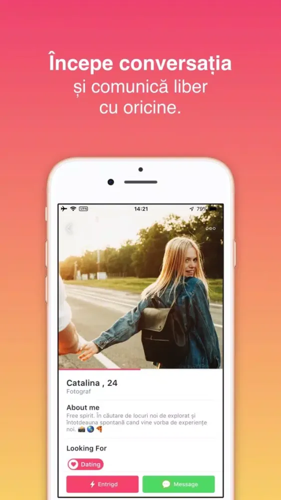 Tangkapan skrin Entrigd! Dating app inteligent