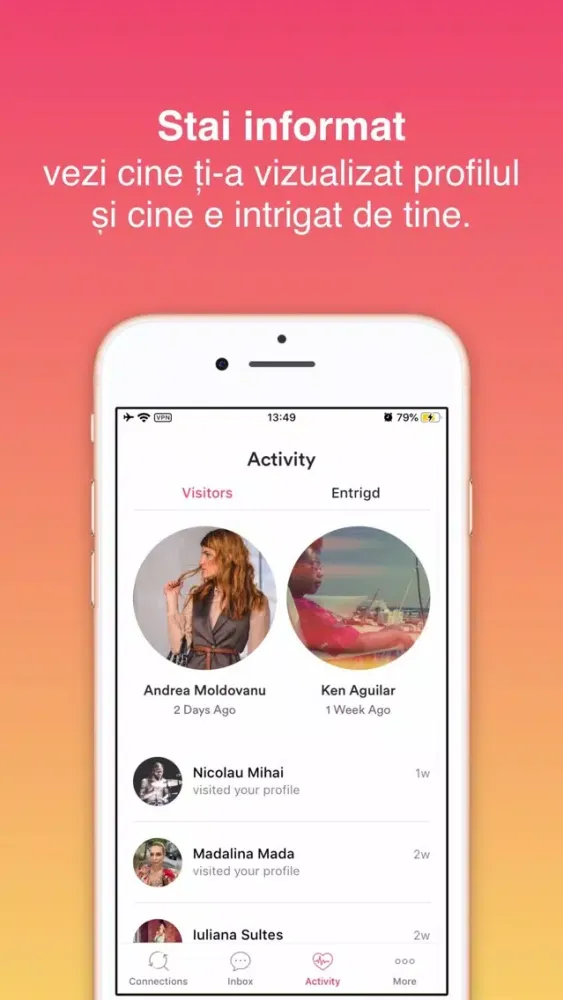 Tangkapan skrin Entrigd! Dating app inteligent