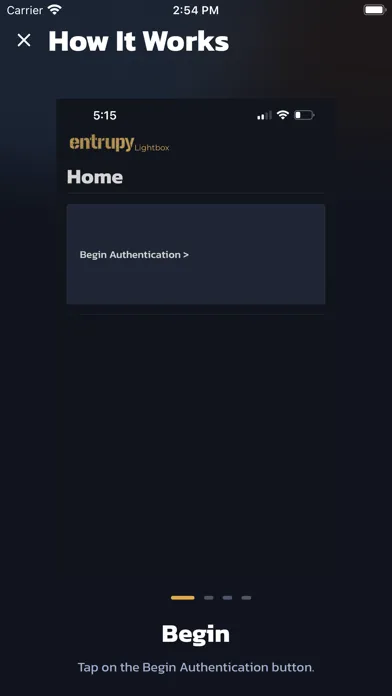 Zrzuty ekranu Entrupy Lightbox Client