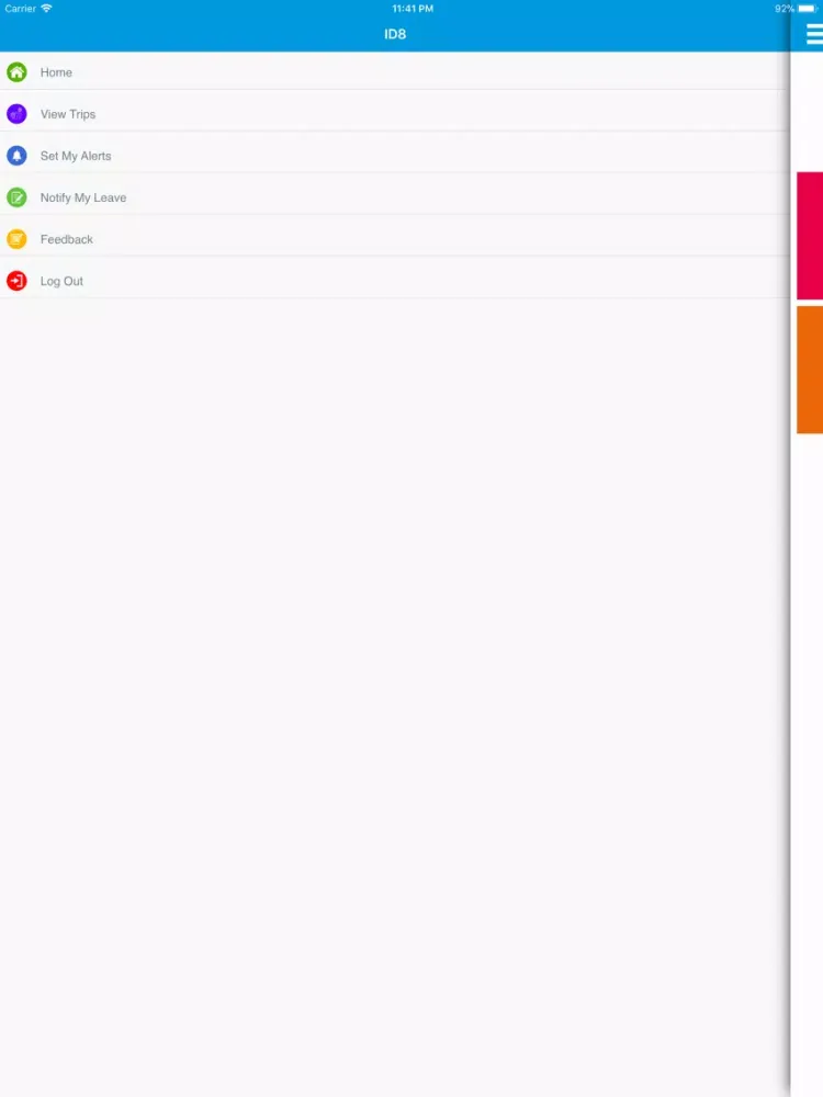 ID8 - School Bus Monitoring iPad  স্ক্রিনশট