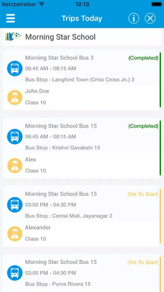 ID8 - School Bus Monitoring স্ক্রিনশট