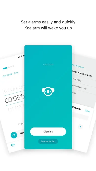 Ảnh chụp màn hình của Koalarm - Simple & Easy Alarm