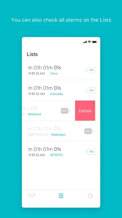 Ảnh chụp màn hình của Koalarm - Simple & Easy Alarm