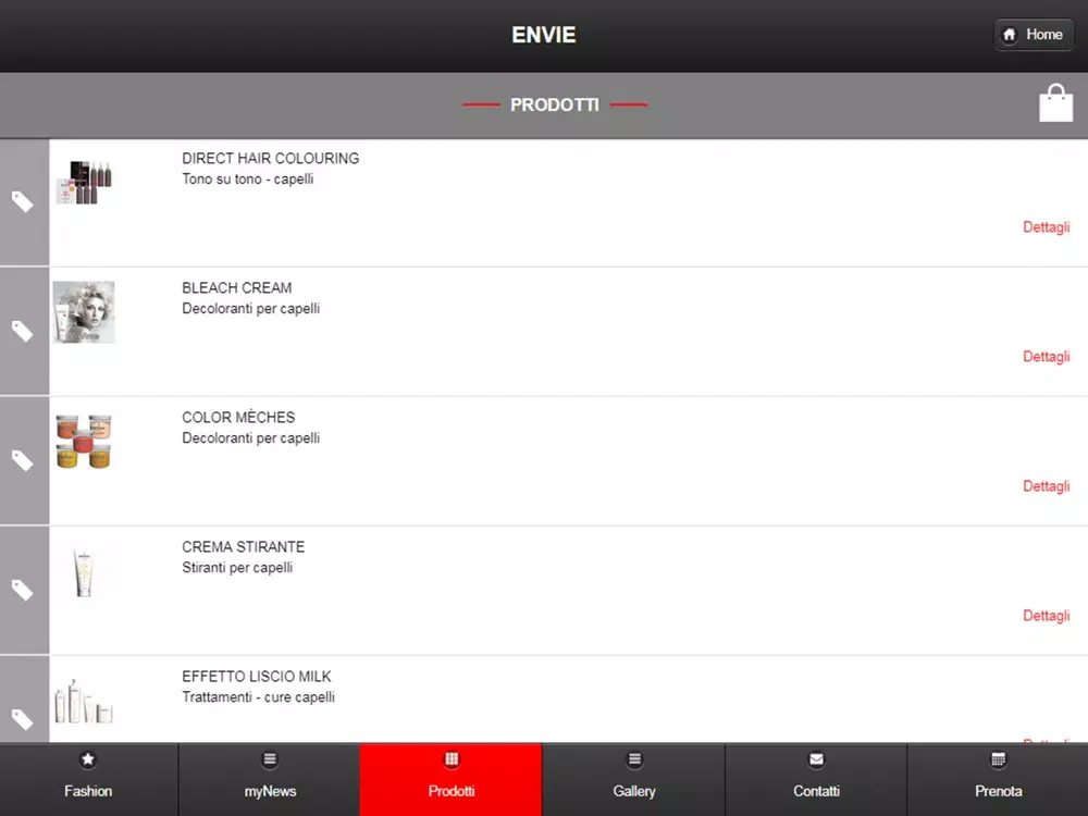 Zrzuty ekranu Envie iPad 