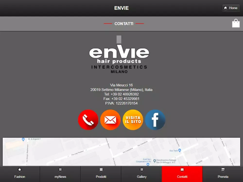 Zrzuty ekranu Envie iPad 