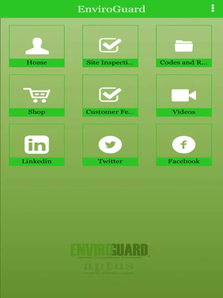 EnviroGuard iPad 应用截图