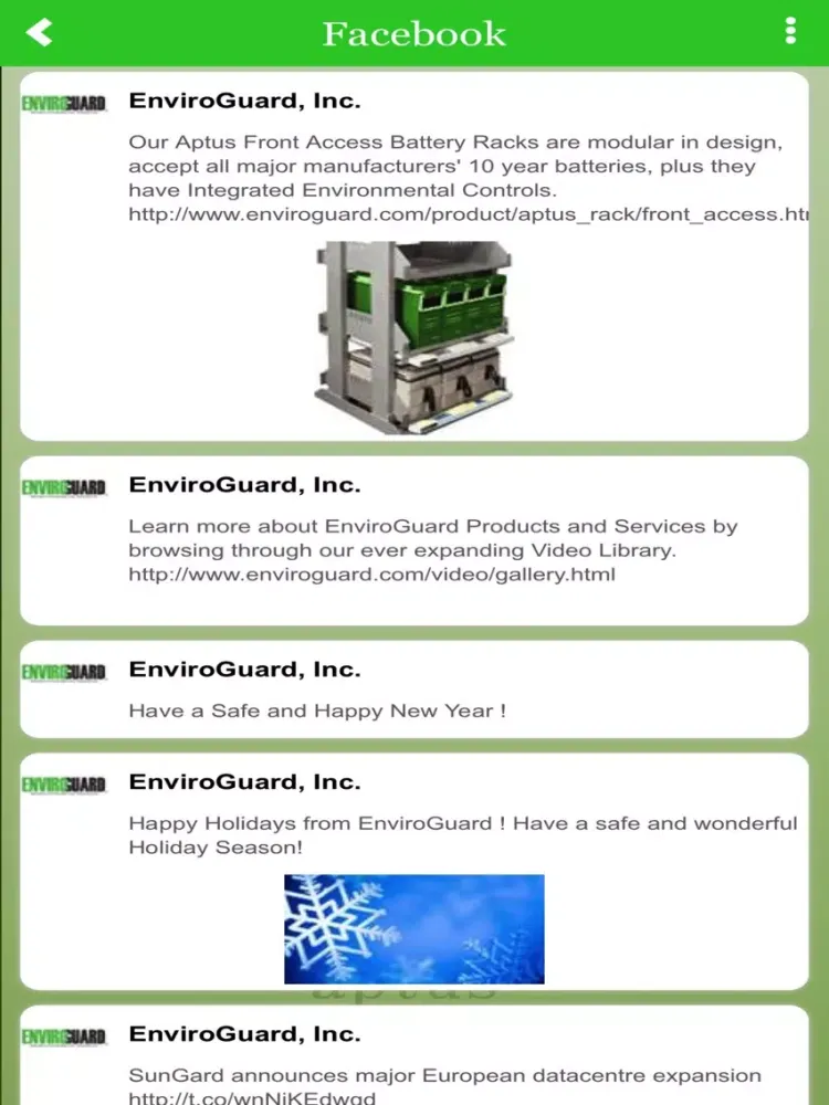 EnviroGuard iPad 应用截图