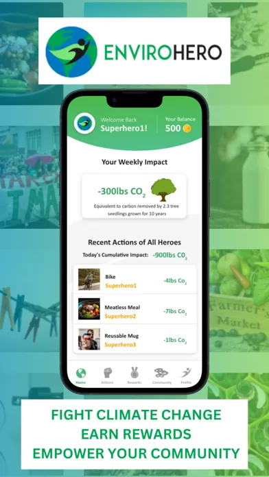 Tangkapan skrin Enviro Hero