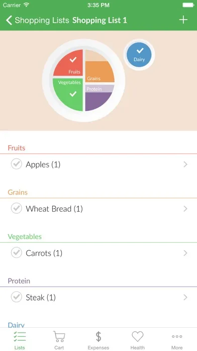 Lista - The Healthy Eating App স্ক্রিনশট