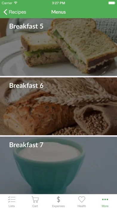 Lista - The Healthy Eating App স্ক্রিনশট