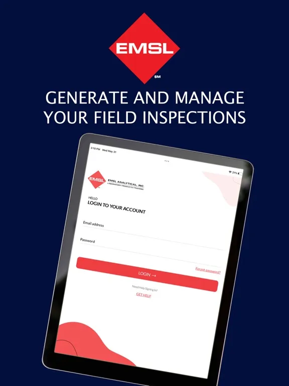 Скриншоты EMSL Analytical iPad 