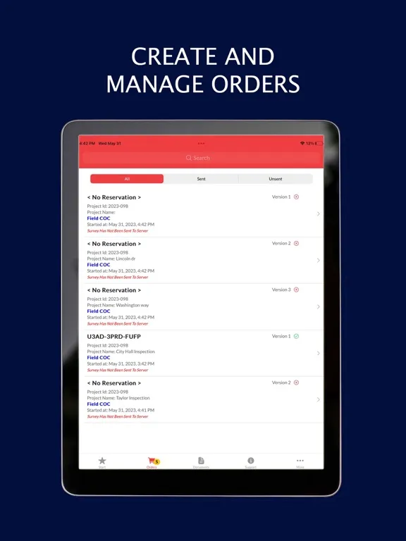 Скриншоты EMSL Analytical iPad 