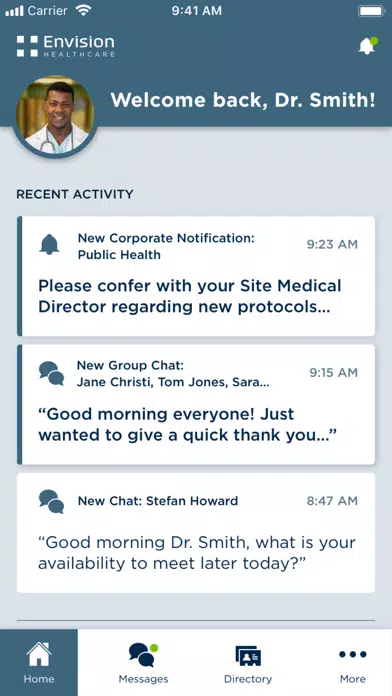 Envision Health Ekran Görüntüleri