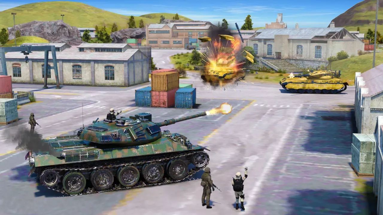 Tank Battle Army Games 2023 스크린샷