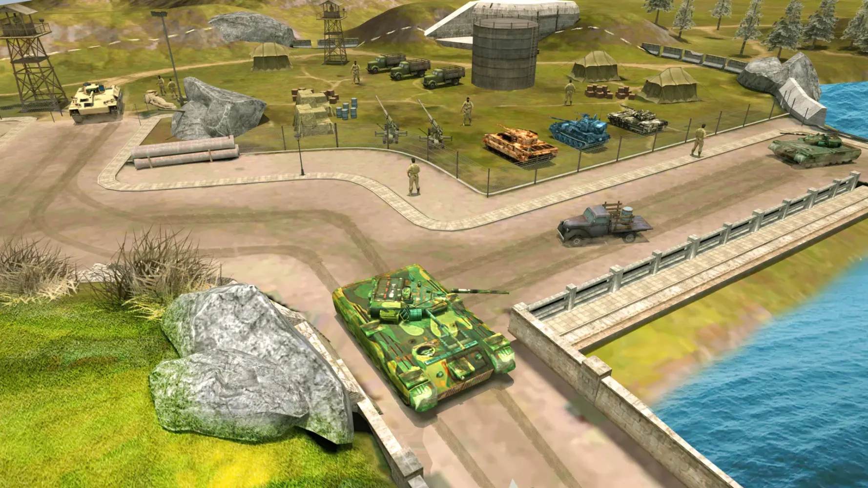 Tank Battle Army Games 2023 스크린샷