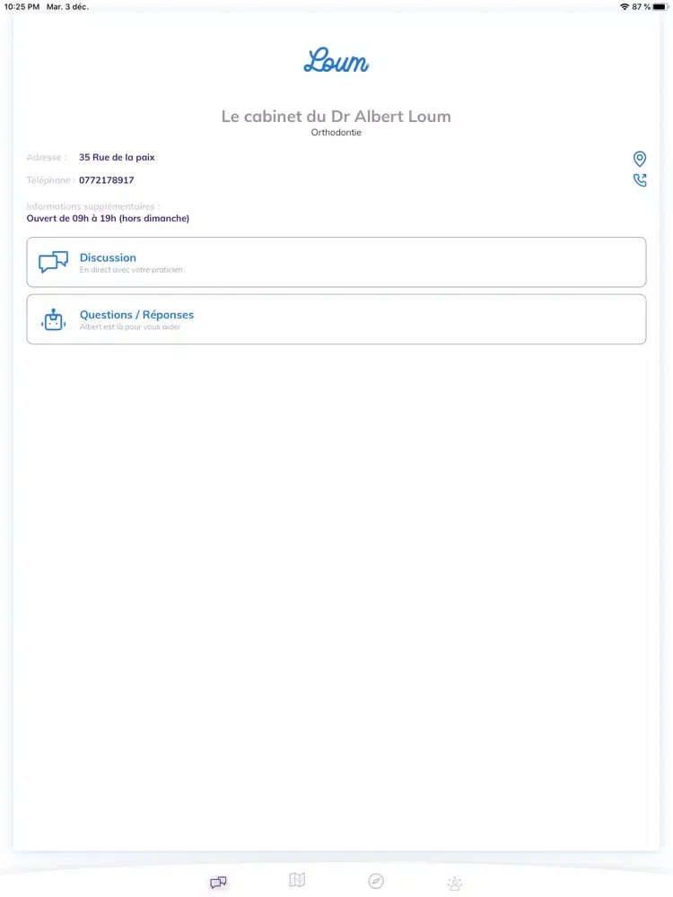 Captures d'écran de Loum - Suivez votre traitement iPad 