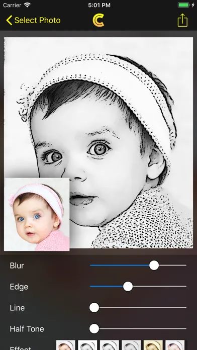 ภาพหน้าจอของ Cartoonize - Cartoon Photo Fx