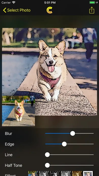 ภาพหน้าจอของ Cartoonize - Cartoon Photo Fx