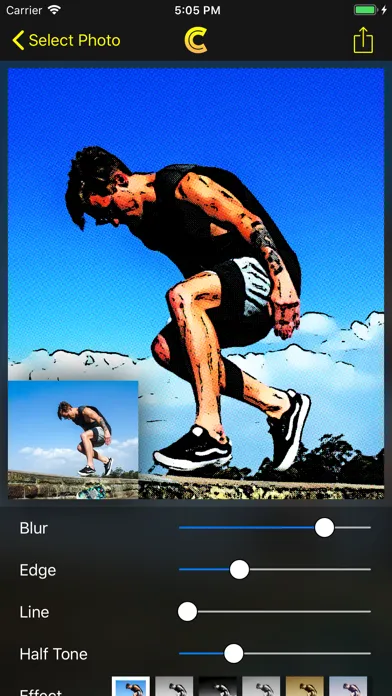 ภาพหน้าจอของ Cartoonize - Cartoon Photo Fx