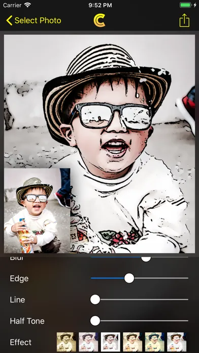 ภาพหน้าจอของ Cartoonize - Cartoon Photo Fx