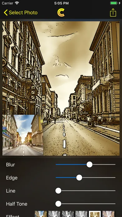 ภาพหน้าจอของ Cartoonize - Cartoon Photo Fx