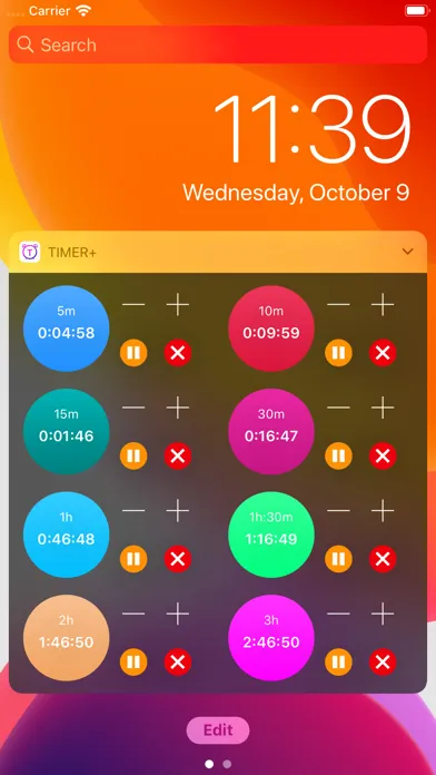 Скриншоты Widget Timer - 8 Concurrent