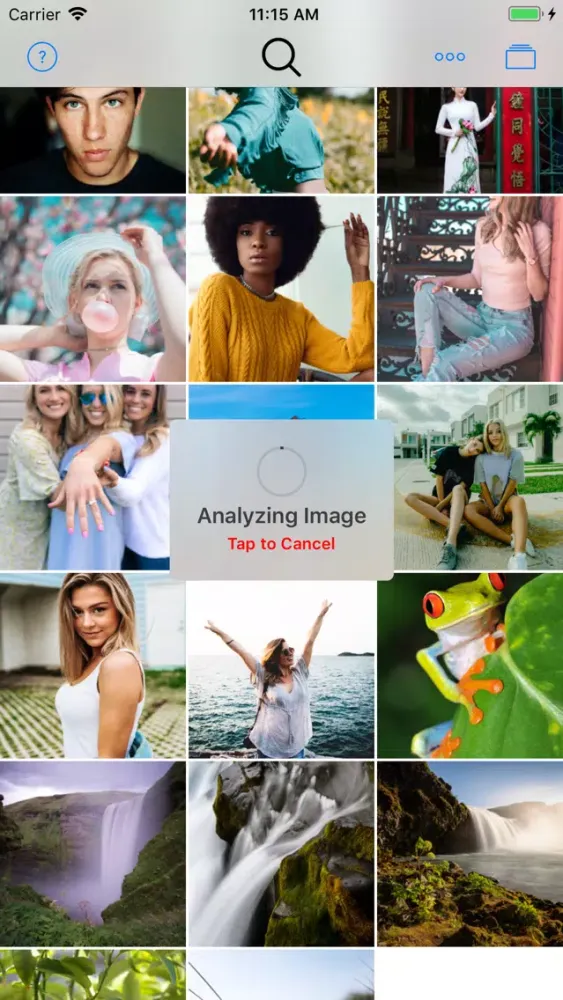 Tangkapan skrin Reverse Image Search by Image