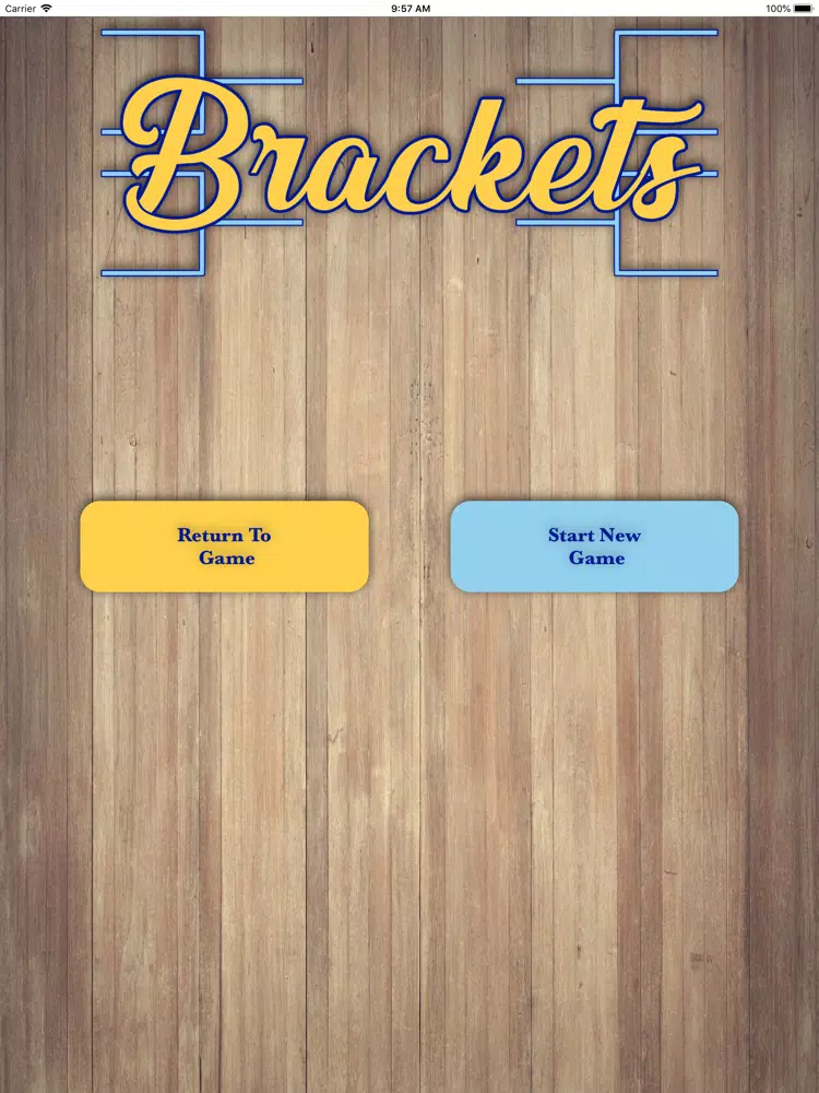 Brackets - For Game Night iPad  স্ক্রিনশট