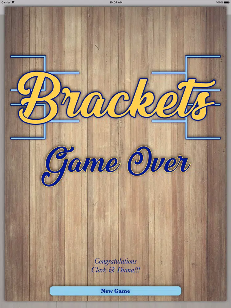 Brackets - For Game Night iPad  স্ক্রিনশট