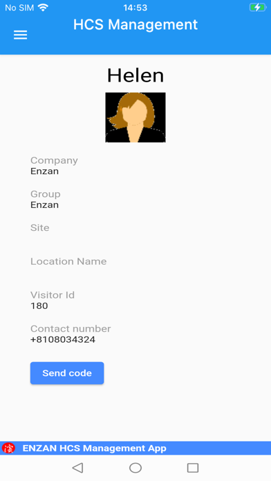 Zrzuty ekranu HCS management app