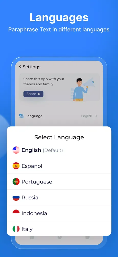 Captures d'écran de Paraphrase Tool