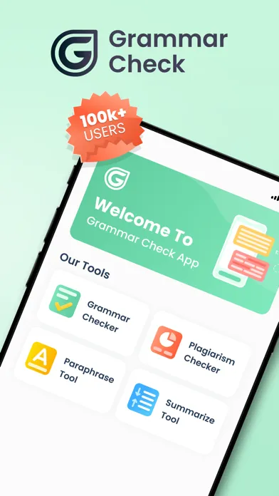 Capturas de tela do Grammar Check  Ai