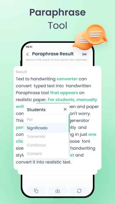 Capturas de tela do Grammar Check  Ai