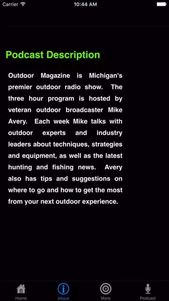 Mike Avery's Outdoor Magazine スクリーンショット