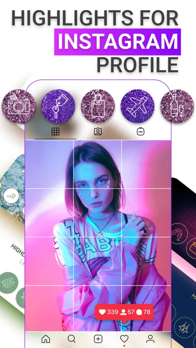 تصاویر Highlight Cover Maker・Story