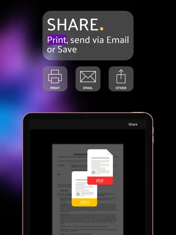 Screenshot di Scanner PDF－ID Scan Sign Print iPad 