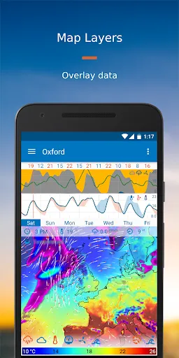 Tangkapan skrin Flowx: Weather Map Forecast