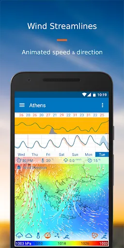 Tangkapan skrin Flowx: Weather Map Forecast