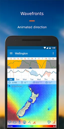 Tangkapan skrin Flowx: Weather Map Forecast