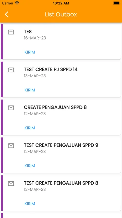 Ảnh chụp màn hình của HR Portal MTI