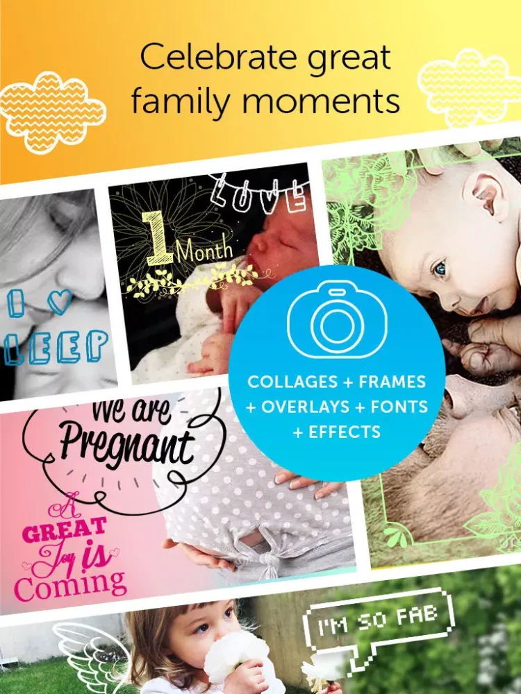 تصاویر Baby Photo Editor - Pregnancy & Baby Milestone pics iPad 