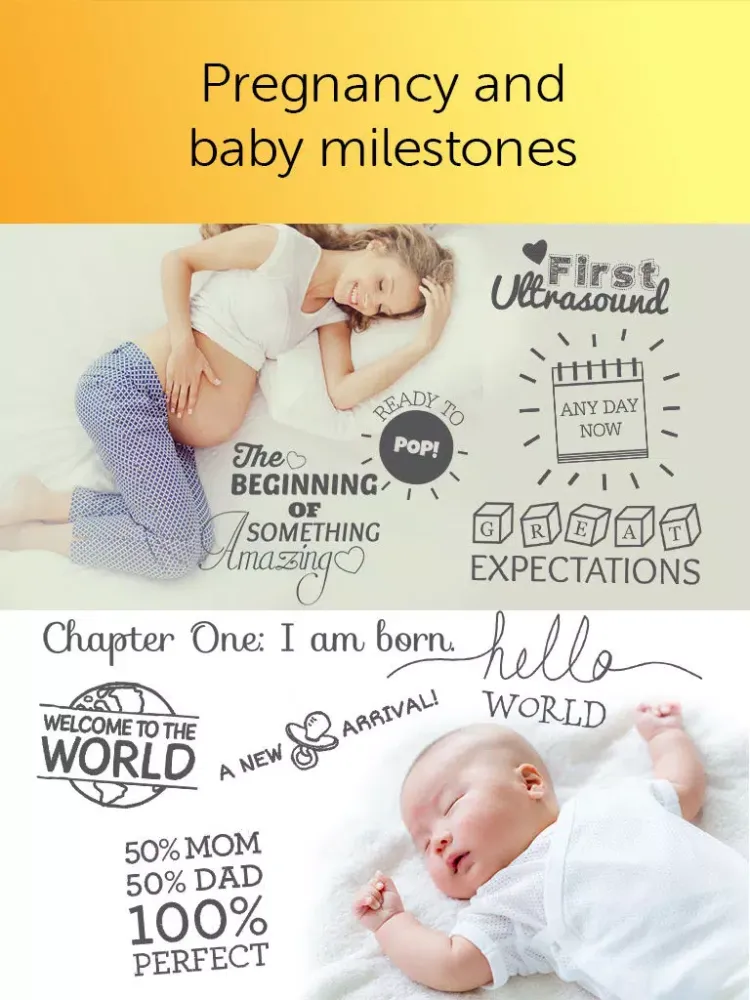 تصاویر Baby Photo Editor - Pregnancy & Baby Milestone pics iPad 
