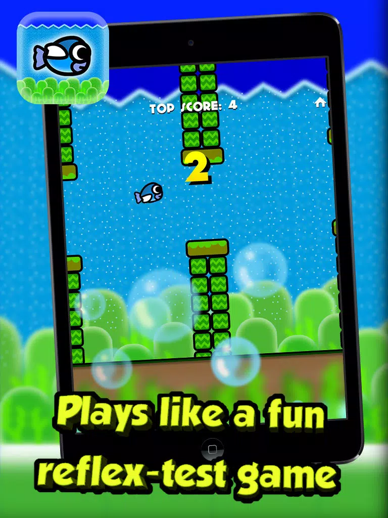 Scary Fish - Flappy Game Prank iPad 应用截图