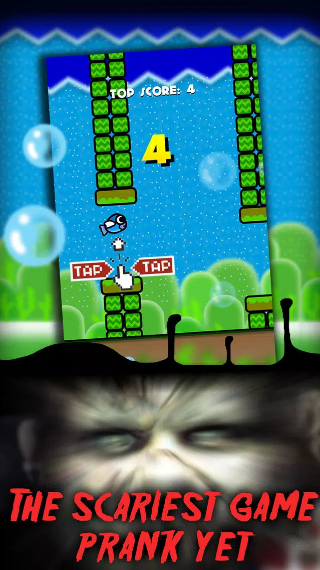 Scary Fish - Flappy Game Prank应用截图