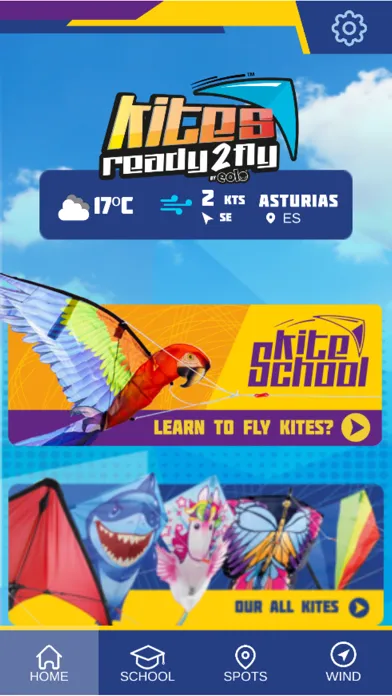 Tangkapan skrin Kite School - Ready 2 fly