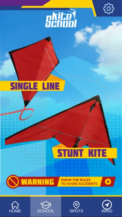 Tangkapan skrin Kite School - Ready 2 fly