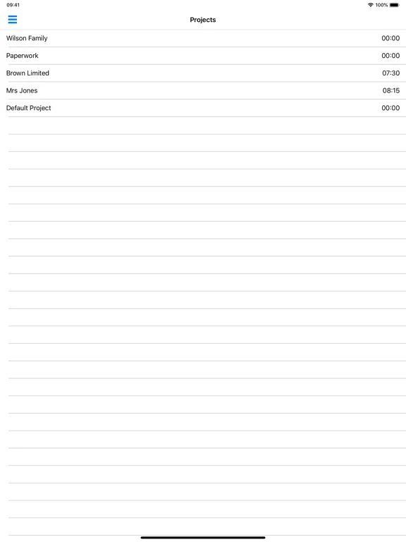 Capturas de pantalla de Eomagis Time Tracking iPad 